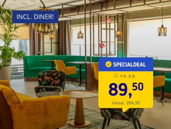 4*-hotel op de Veluwe + ontbijt en diner