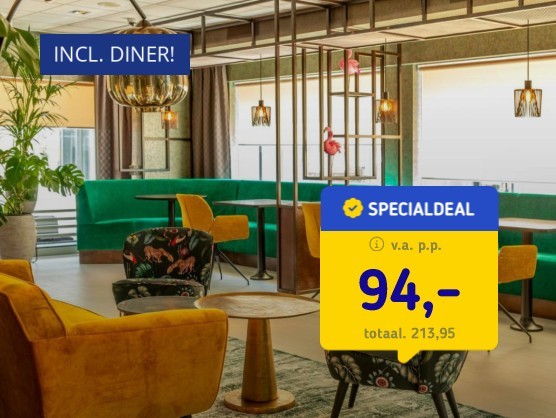 4*-hotel op de Veluwe + ontbijt en diner