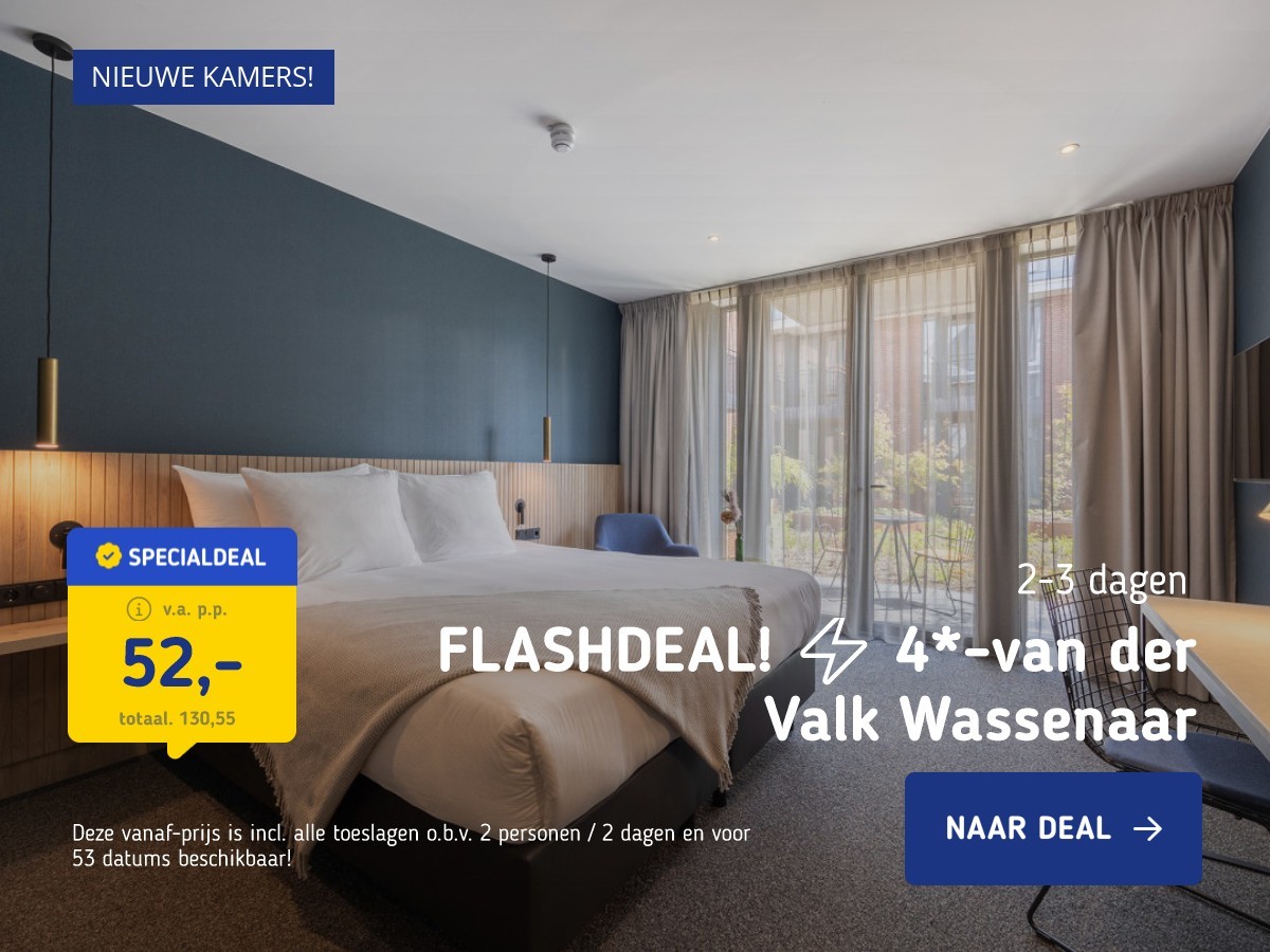 FLASHDEAL! ⚡ 4*-van der Valk Wassenaar