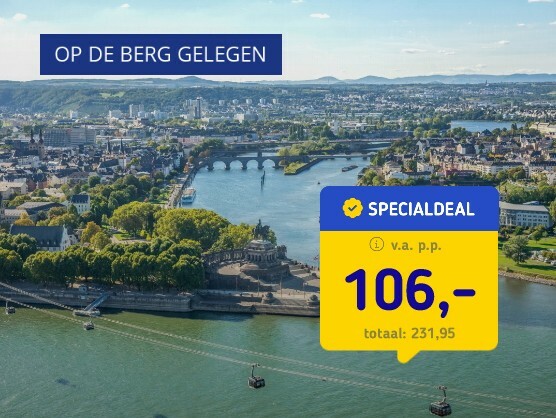 3 dgn aan de Rijn bij Koblenz + diner