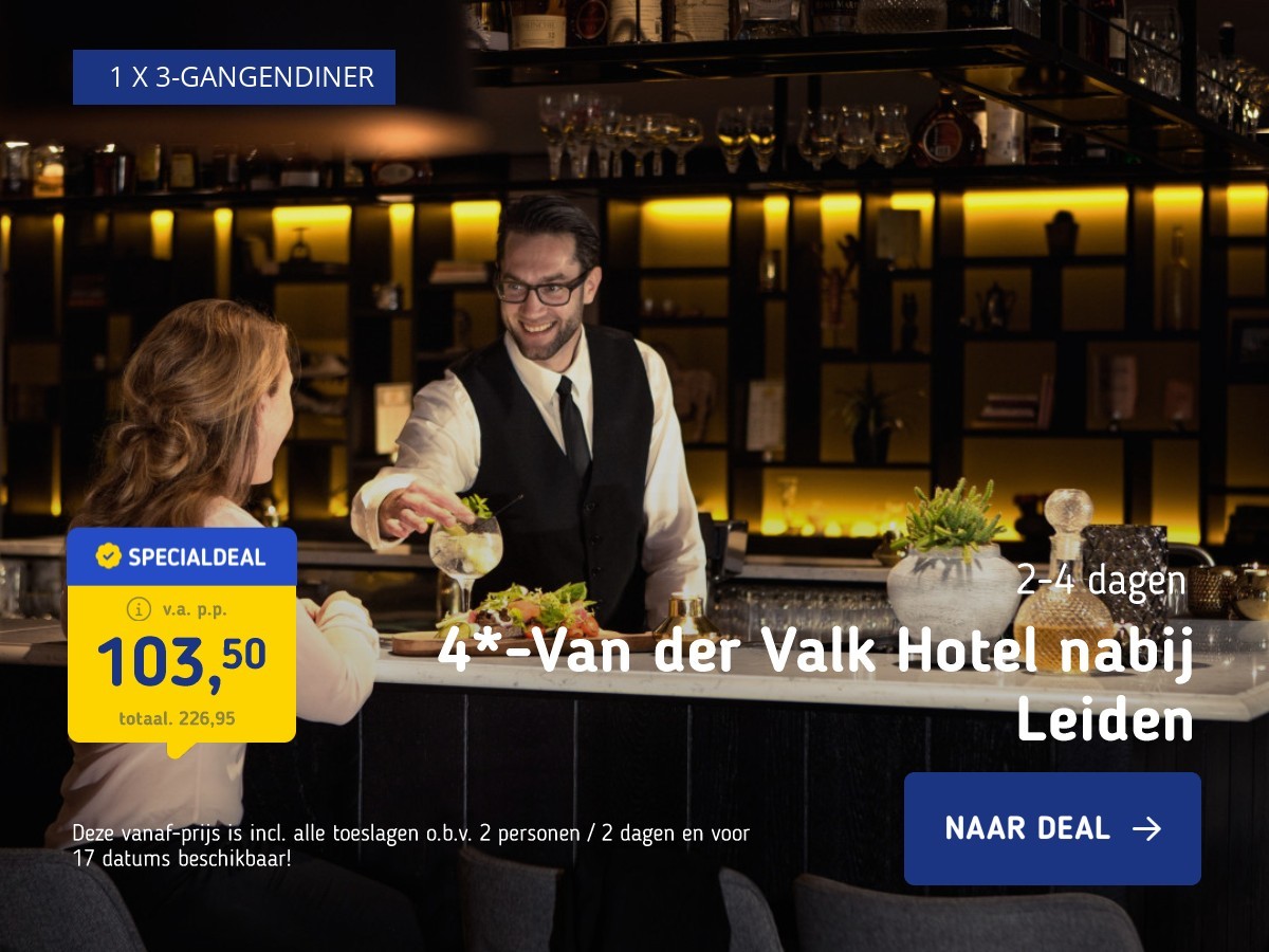 4*-Van der Valk Hotel nabij Leiden