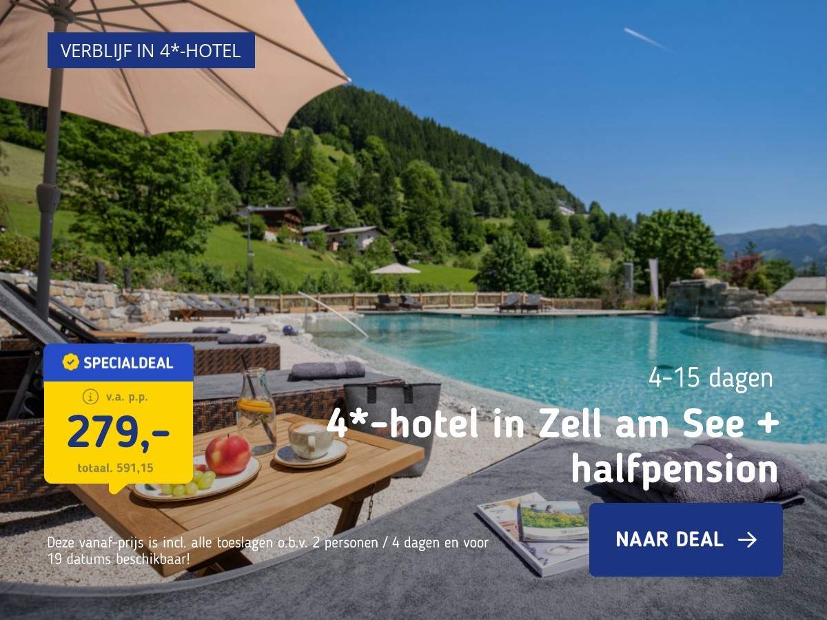 4*-hotel in Zell am See + halfpension