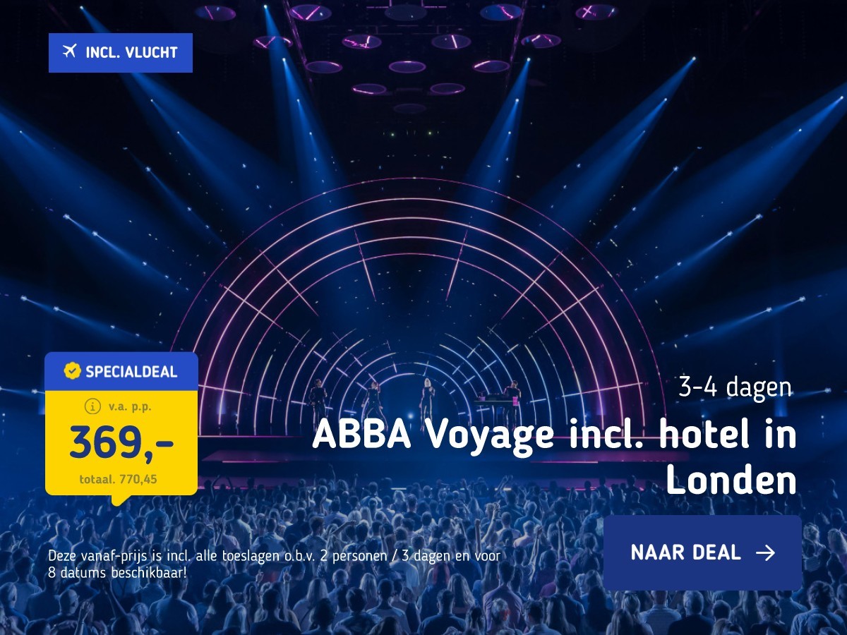 ABBA Voyage incl. hotel in Londen