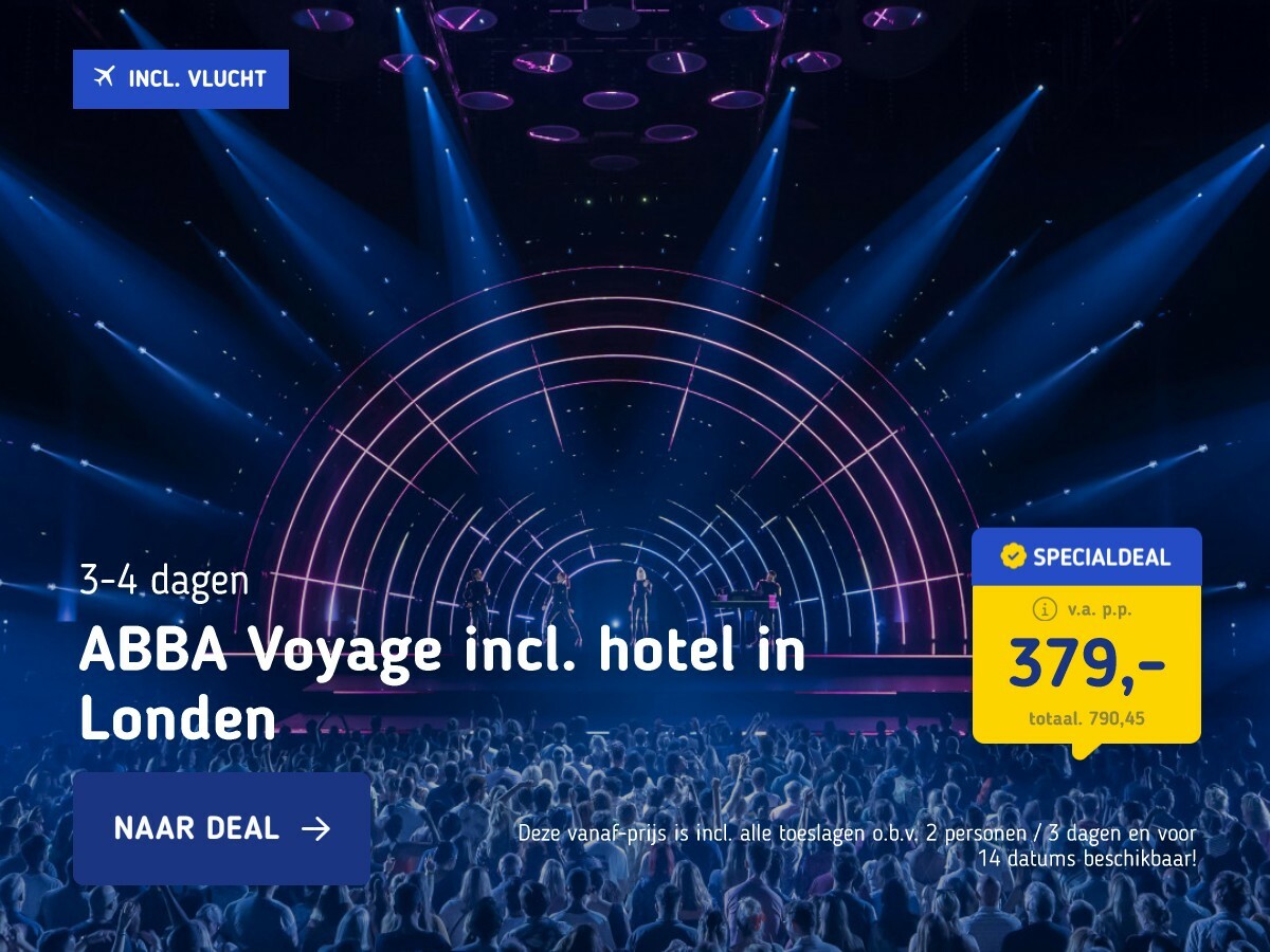 ABBA Voyage incl. hotel in Londen