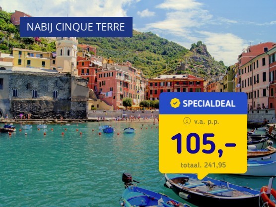 Ontdek de Cinque Terre incl. ontbijt