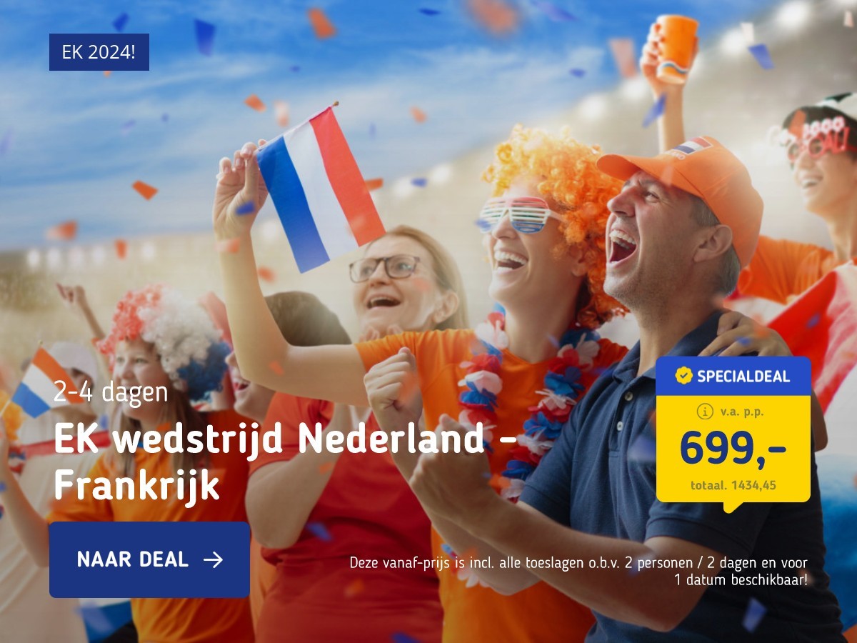 EK wedstrijd Nederland - Frankrijk