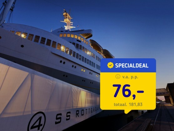UNIEK! Verblijf op cruiseschip Rotterdam