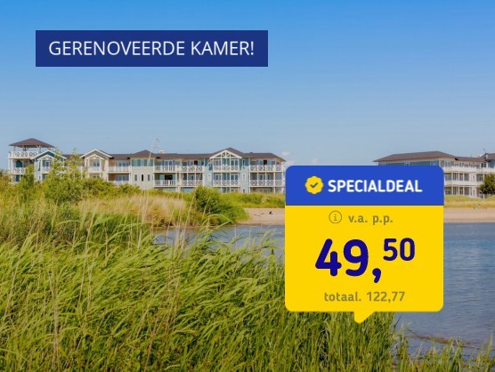 FLASHDEAL! Hotelkamer in Rockanje