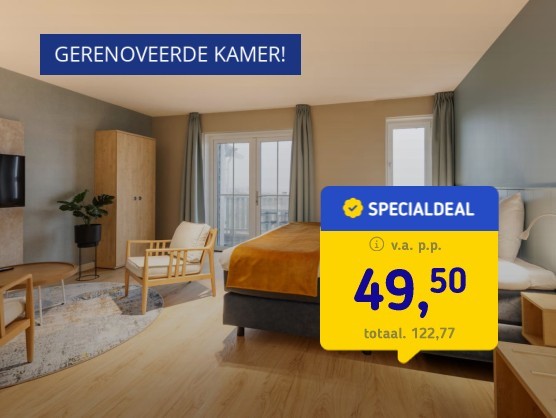 FLASHDEAL! Kamer met zeezicht Rockanje