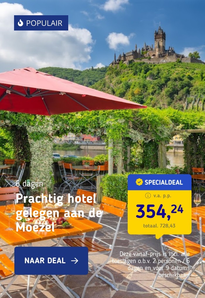 Prachtig hotel gelegen aan de Moezel