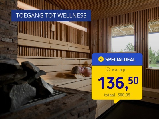 Wellnessdeal Raalte + ontbijt & diner