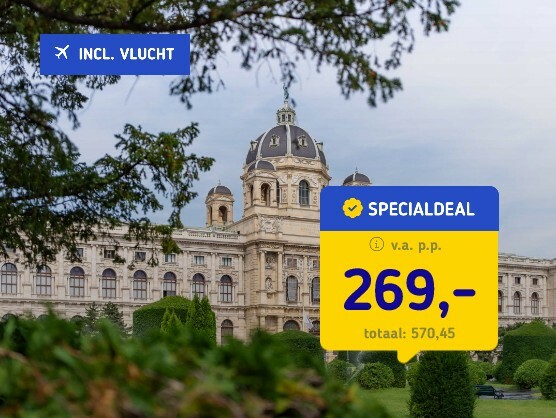 Centraal 4*-hotel in Wenen + vlucht