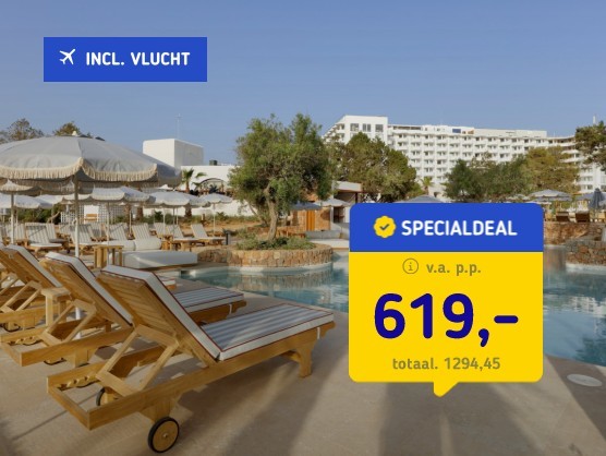 Ibiza + vlucht en all inclusive