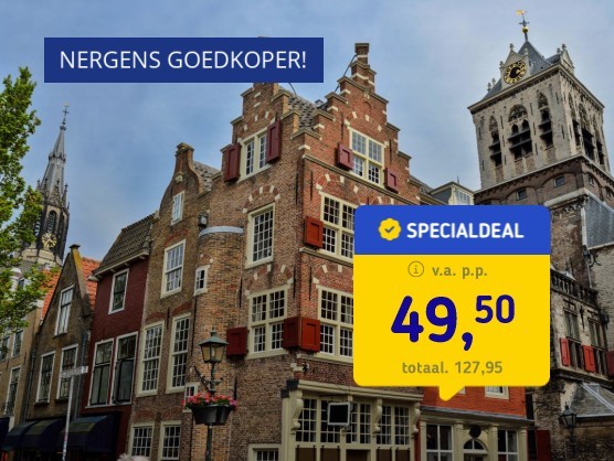 FLASHDEAL!🔥 Modern hotel Delft+ontbijt