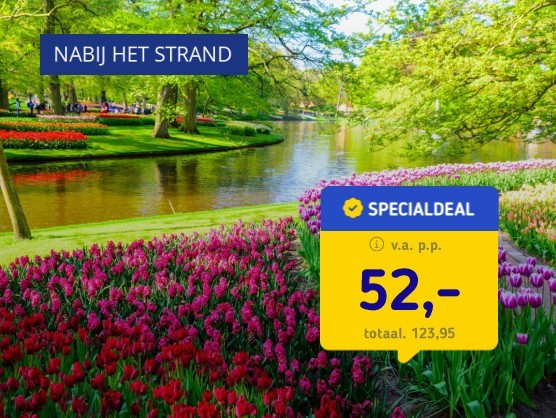 Nabij De Keukenhof + 4*-hotel & ontbijt