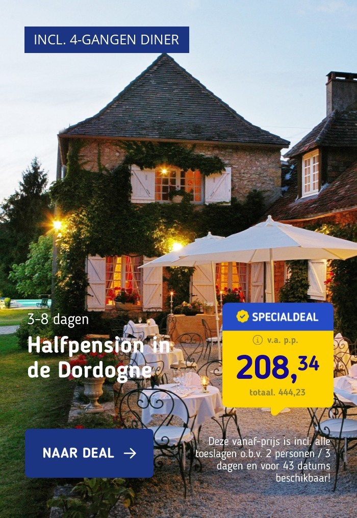 Halfpension in de Dordogne