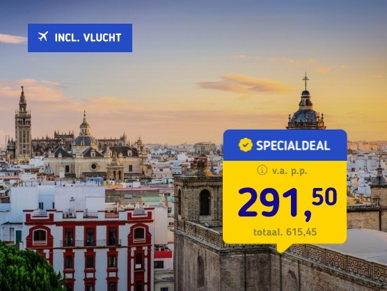 Stedentrip Sevilla + vlucht & fietstour