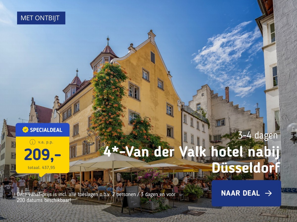 4*-Van der Valk hotel nabij Düsseldorf