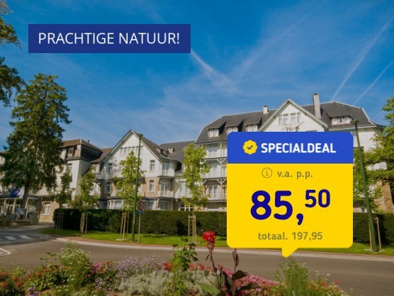 4*-hotel in de Ardennen incl. ontbijt