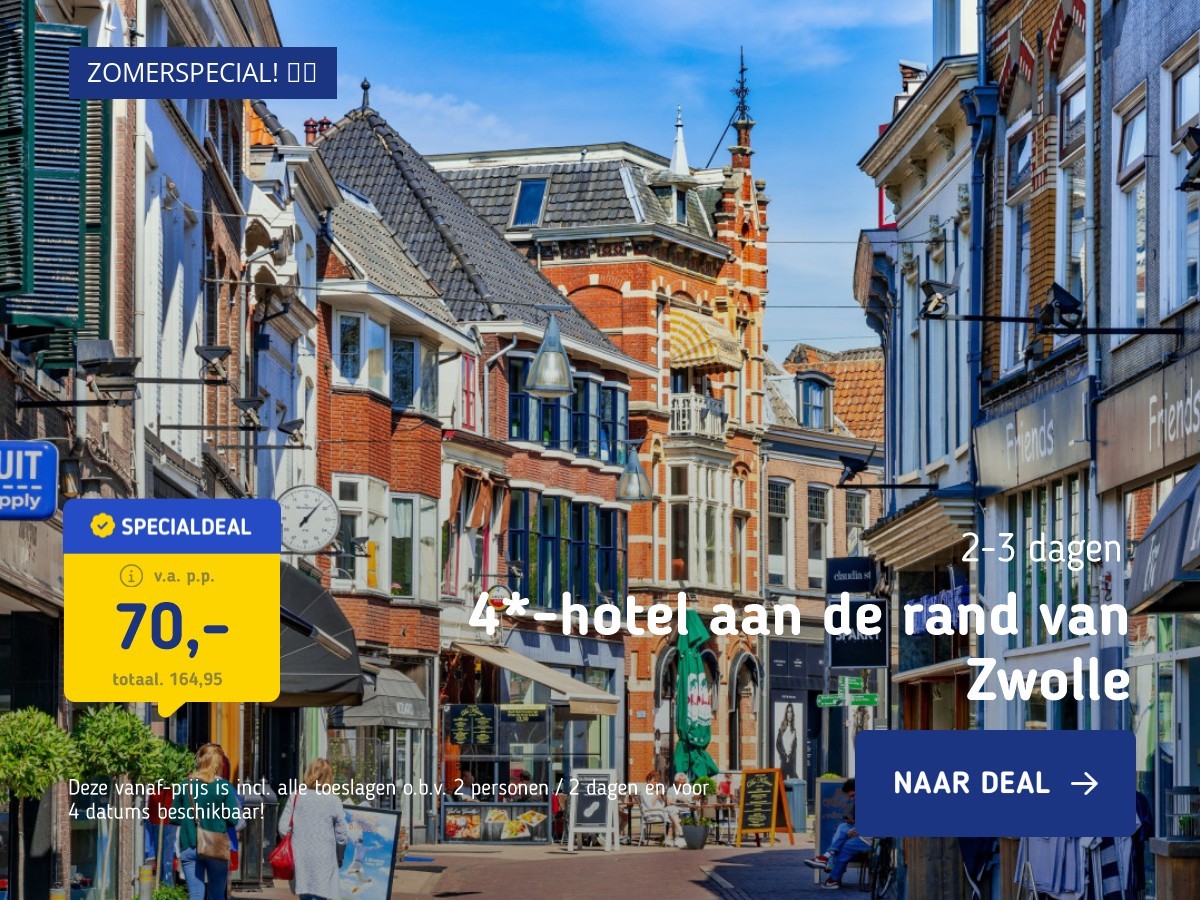 4*-hotel aan de rand van Zwolle