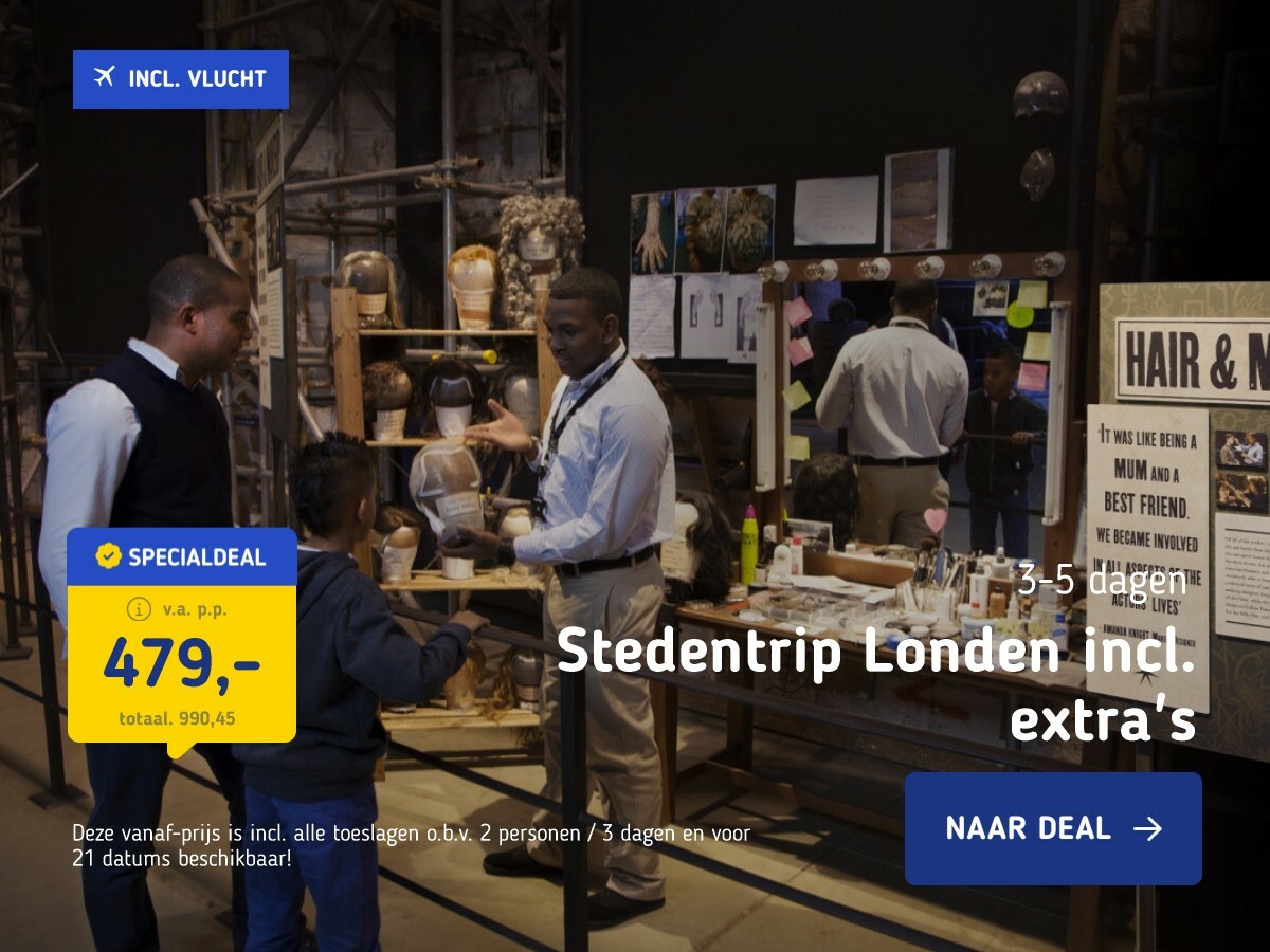 Stedentrip Londen incl. extra's