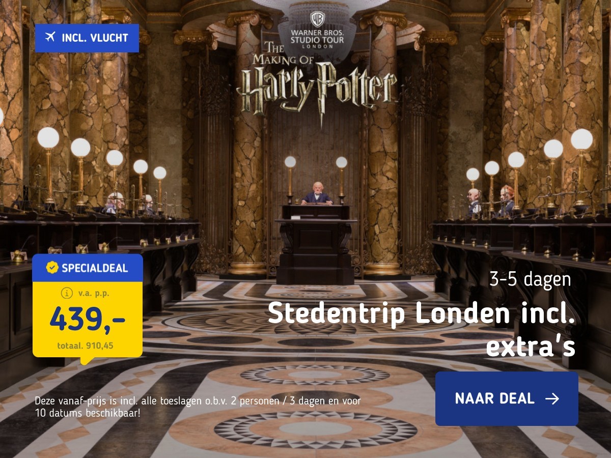 Stedentrip Londen incl. extra's