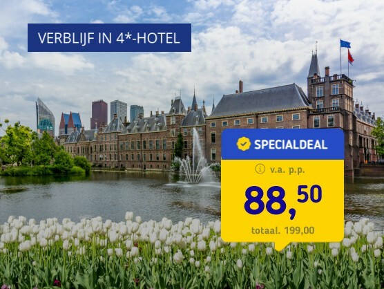 4*-hotel in Den Haag + NS treinretour