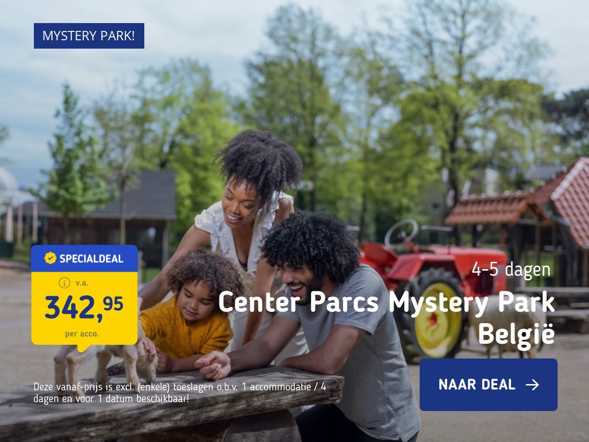 Center Parcs Mystery Park België