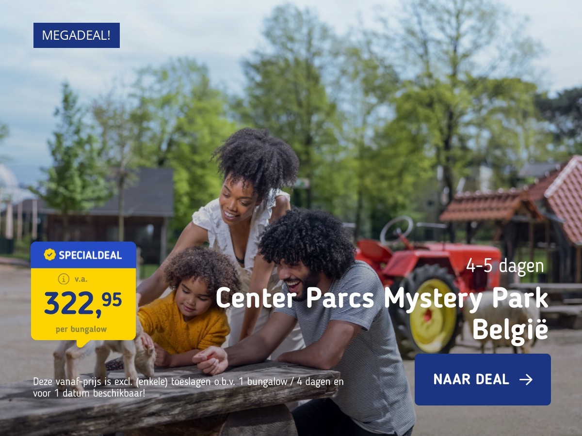 Center Parcs Mystery Park België