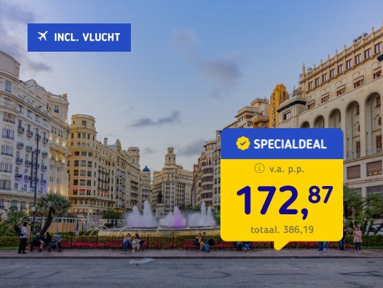 Stedentrip naar Valencia incl. vlucht