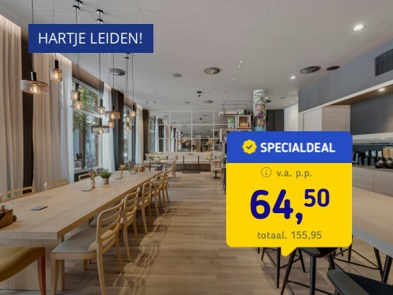 SPLINTERNIEUW! 4*-hotel Leiden + ontbijt