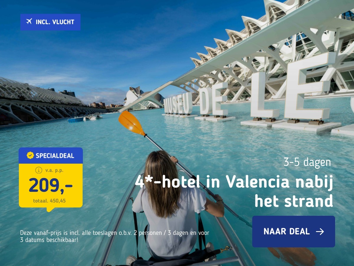 4*-hotel in Valencia nabij het strand