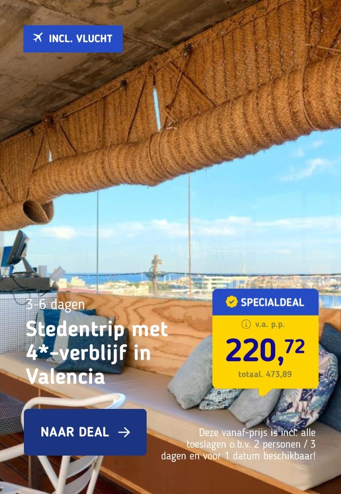 Stedentrip met 4*-verblijf in Valencia