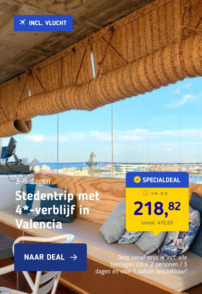 Stedentrip met 4*-verblijf in Valencia