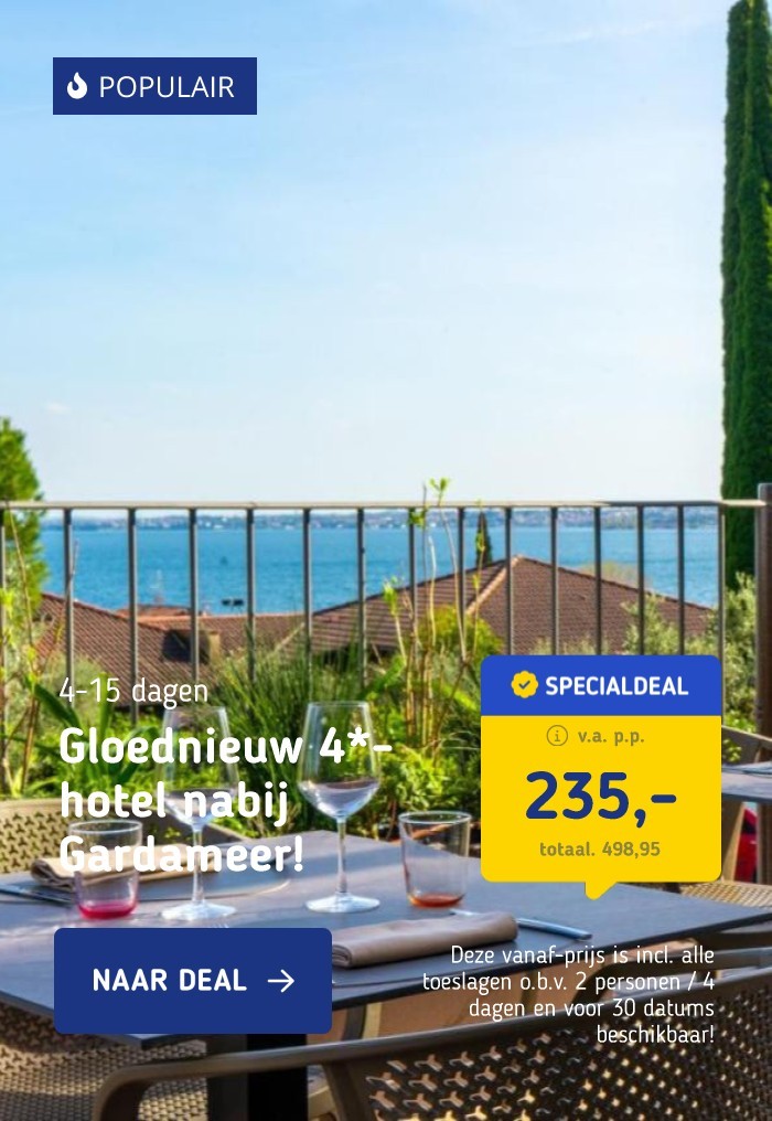 Gloednieuw 4*-hotel nabij Gardameer!