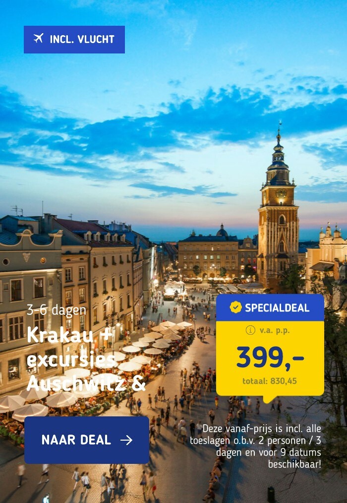 Krakau + excursies Auschwitz & Zoutmijn