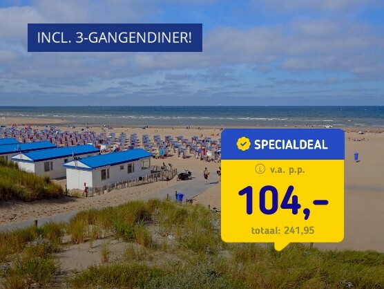 3 dgn 4*-hotel hartje Leiden bij Katwijk