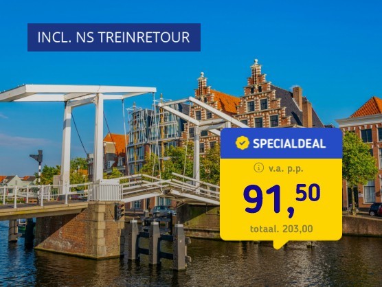 4*-hotel Haarlem incl. ontbijt