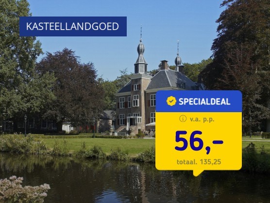 Kasteelhotel op de Veluwe incl. ontbijt