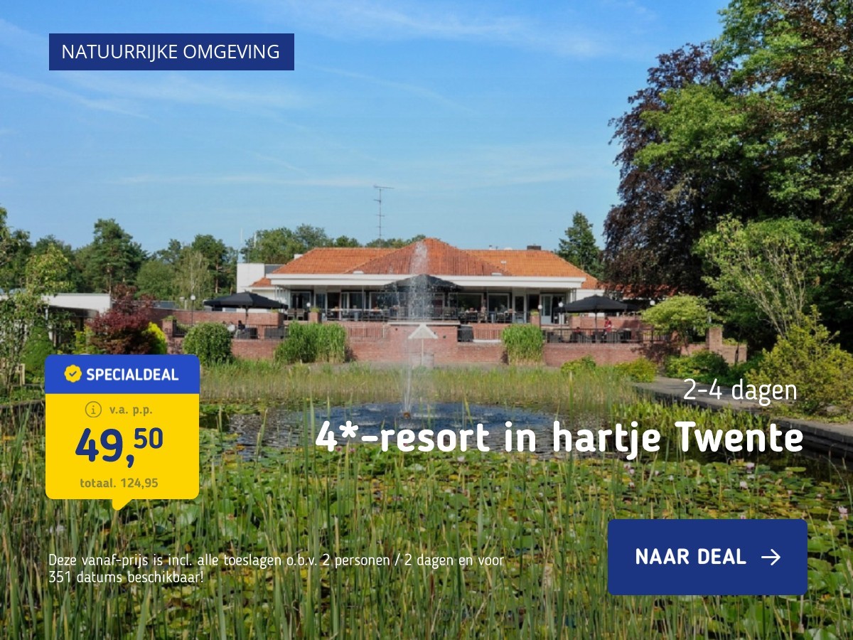 4*-resort in hartje Twente