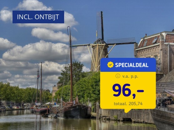 4*-hotel in Gouda + NS treinretour