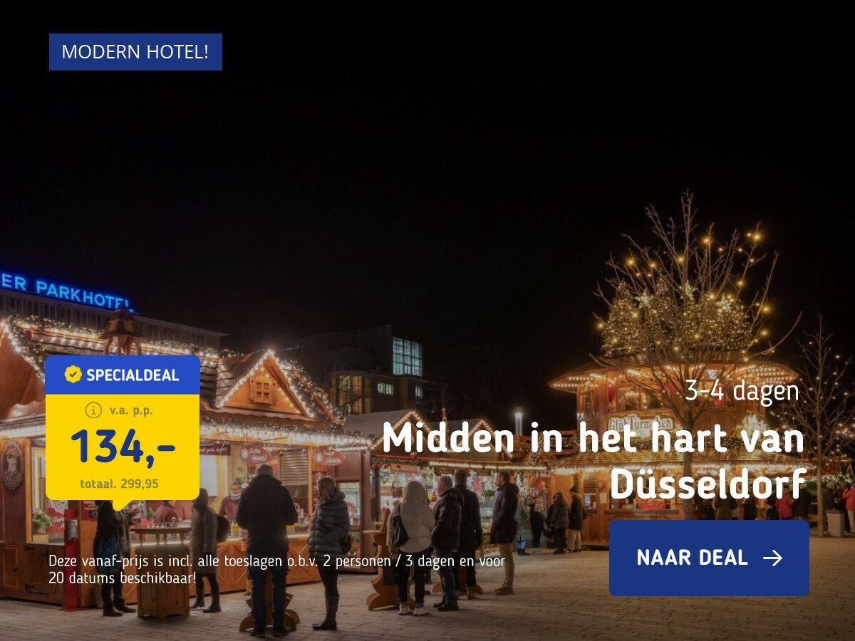 Midden in het hart van Düsseldorf