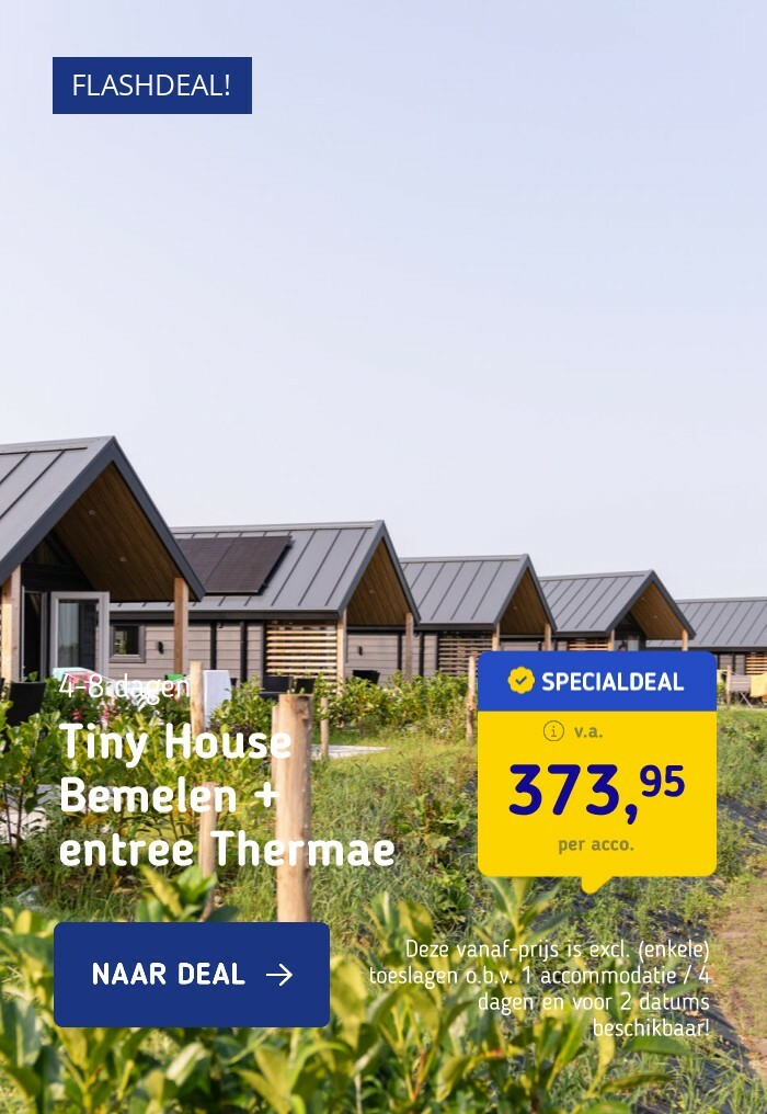 Tiny House Bemelen + entree Thermae 2000