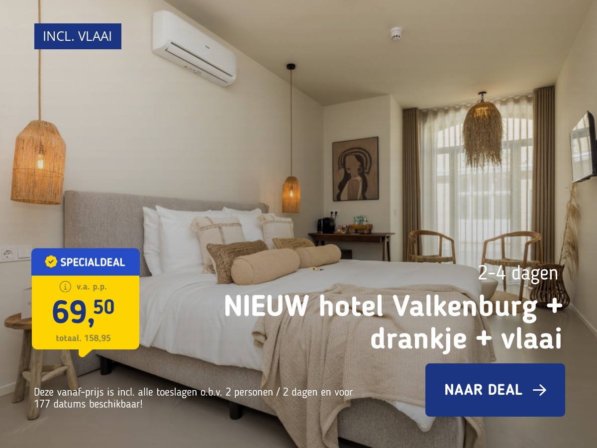 NIEUW hotel Valkenburg + drankje + vlaai