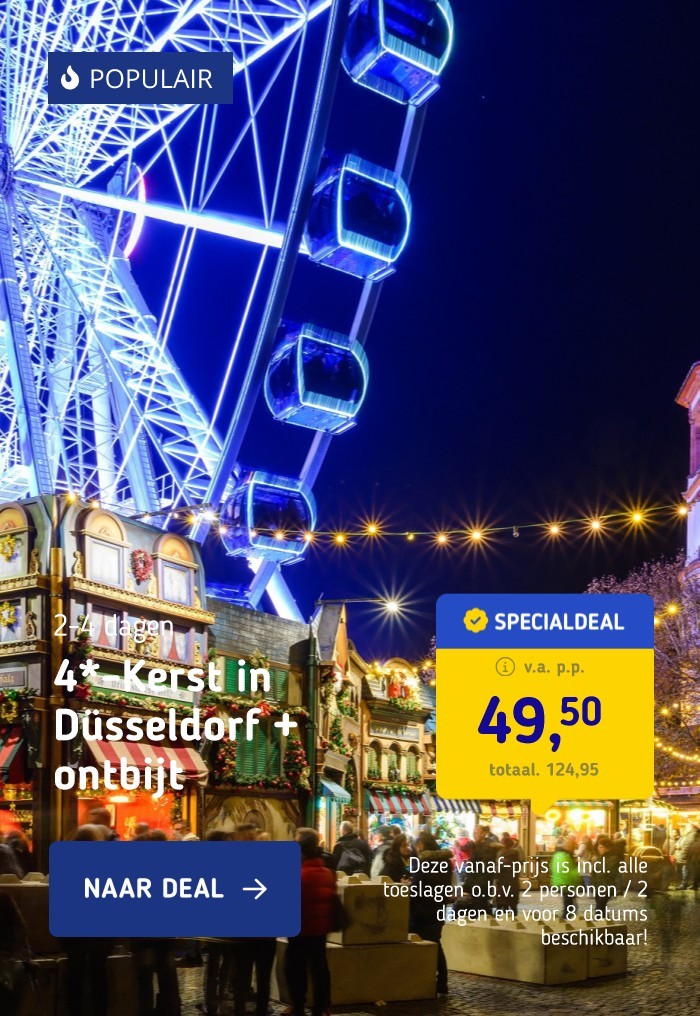 4*-Kerst in Düsseldorf + ontbijt