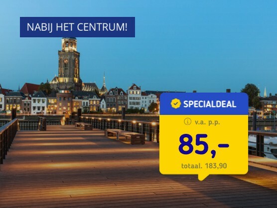 4*-hotel in Deventer + NS treinretour