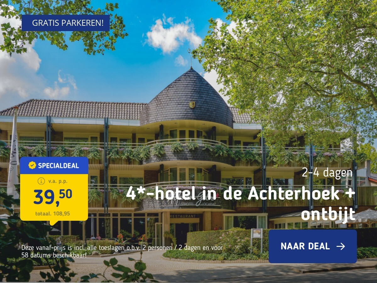 4*-hotel in de Achterhoek + ontbijt