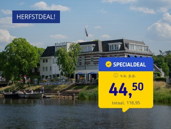 4*-hotel aan de Vecht incl. ontbijt!