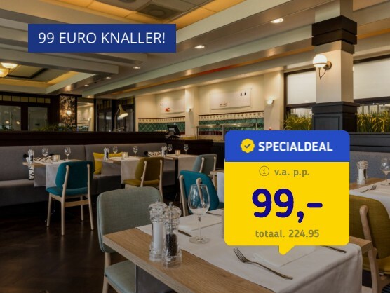 99 EURO DEAL!⚡️4*Eindhoven+ontbijt+diner