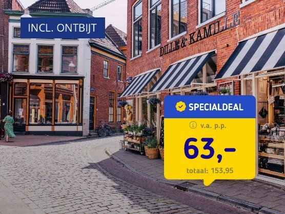 4*-hotel Groningen + ontbijt